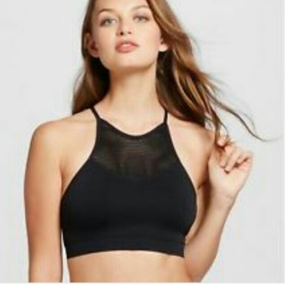 xhilaration high neck bralette